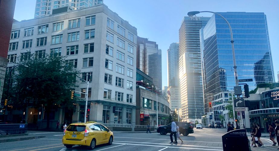 Straatbeeld Vancoucer Straatbeeld Vancoucer